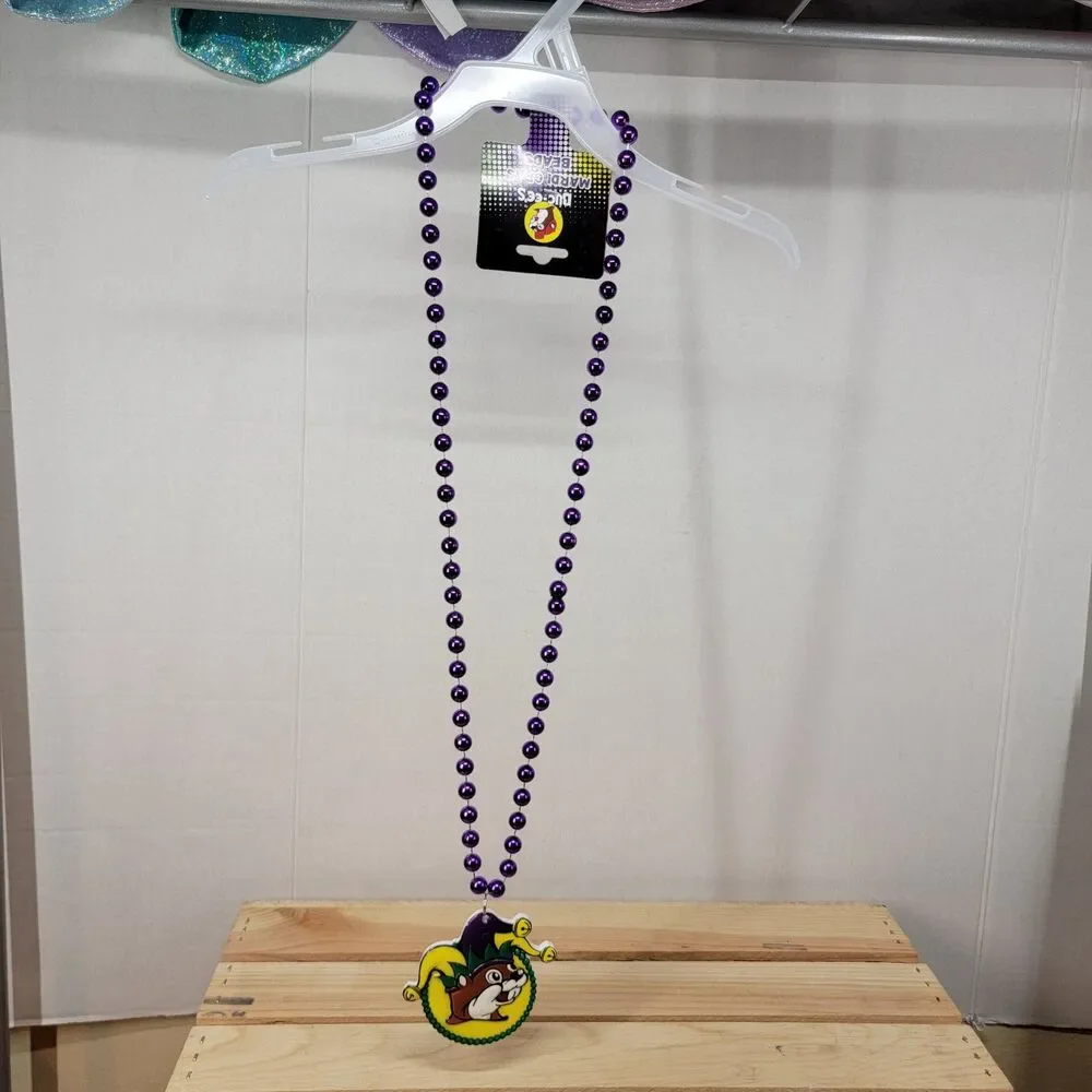 Buc-ee's Mardi Gras Beads - NWT. Comes from a smoke free home.